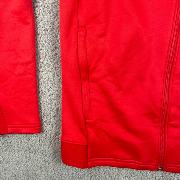 Under Armour Men's Small Red UA Long Sleeve Command Warm Up Full Zip Jacket - Picture 4 of 9